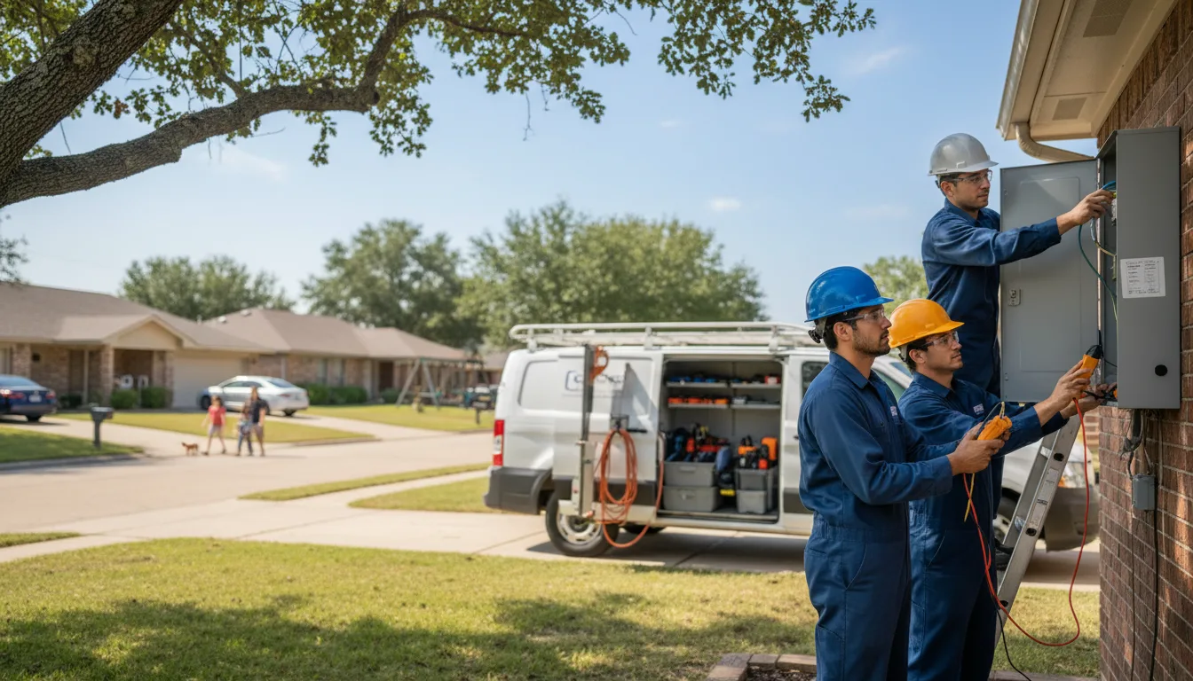 Certified electrician providing emergency electrical services in Evansville, MN